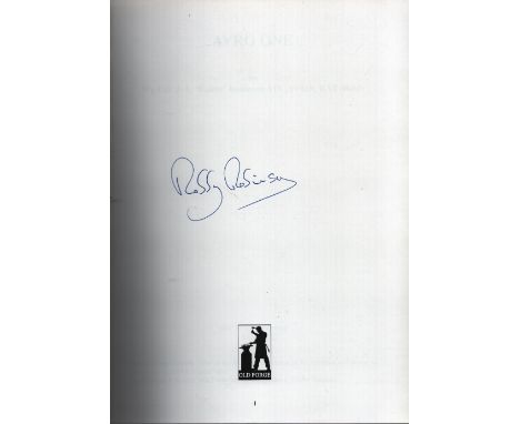 Wg Cdr J. A. 'Robby' Robinson RAF. Avro One. A WW2 First Edition paperback book in good condition. Signed by the author/pilot