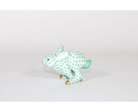 Herend Porcelain Rabbit. Period XXth centuryPeriod: XXth - 20th centurySizes: H+70mm L=90mmWeight (K): 0,099kgAuthor / artist