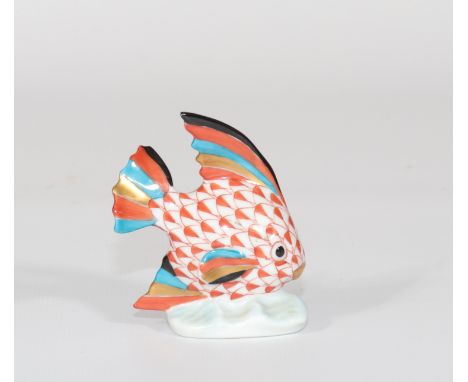 Herend Porcelain Fish. Period XXth centuryPeriod: XXth - 20th centurySizes: H=60mm L=60mmWeight (K): 0,035kgAuthor / artist: 