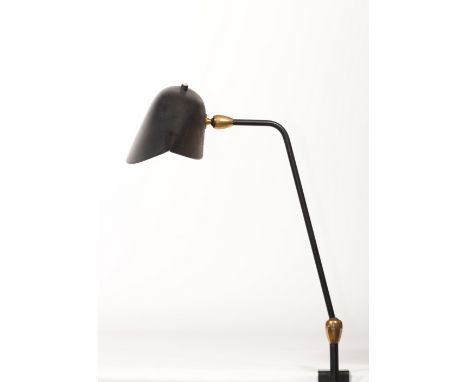 Serge MOUILLE (1922 - 1988) Adjustable wall lamp - Circa 1955Period: XXth - 20th centurySizes: L=680mm l=280mmWeight (K): 0,8