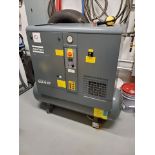 Atlas Copco 5 hp rotary screw compressor, model GX4FFEP oil lubricated, air cooled, 16.6 CFM @ 125