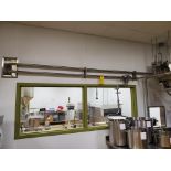 s/s piping from mixing tank to filler area, with clamps (unless otherwise lotted)