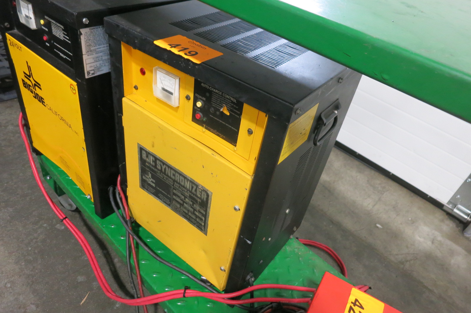 Big Joe battery charger, model 12BJC465SCV, a/n 193520802, 24/12 volt