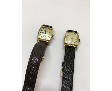 2 Vintage Bulova Wrist Watches