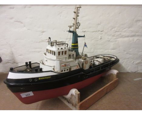 Wooden and composite scale model of the steam ship ' Banckert ' 