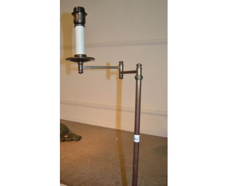 Modern brass adjustable standard lamp 