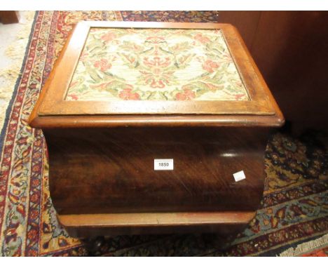19th Century mahogany step commode 