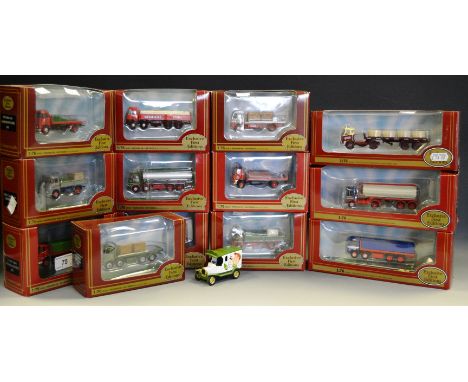 Toys - Exclusive First Editions haulage models including a Foden Artic Oval Tanker James Hemphill Ltd, ERF KV Box Van Stevent