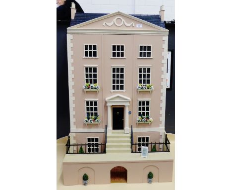 'Inverleith House' a three storey 1/12 Scale dolls house modelled as a Georgian Town House, with basement Shop and Tea Room, 