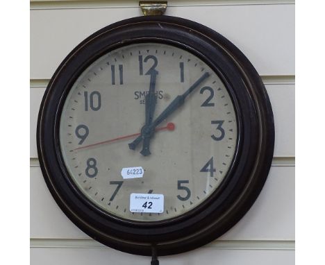 Smiths Setric wall clock, diameter 10.5" 