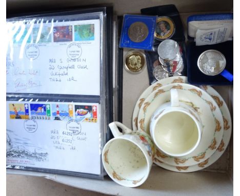 Doulton Bunnykins Ware and First Day Covers 