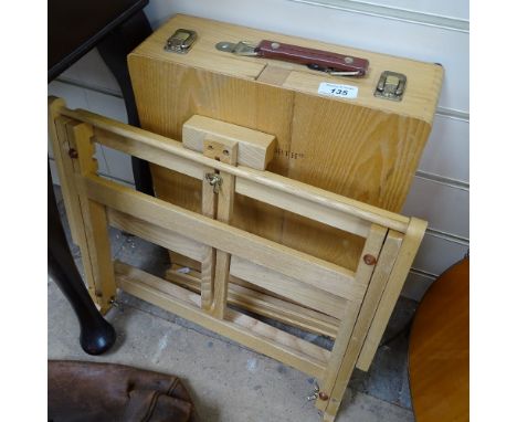 A portable artist's easel 