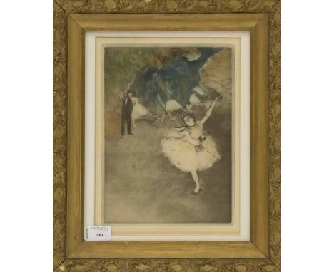 AFTER EDGAR DEGAS (FRENCH 1834 - 1917),
THE STAR
contemporaneous coloured lithograph, inscribed 'Degas' in pencil to the outs