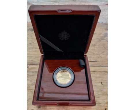 The Royal Mint, A Powerful Guardian RAF Centenary Vulcan 2018 UK £2 Gold Proof Coin, 22ct gold, 15.97gms,&nbsp; boxed with ce