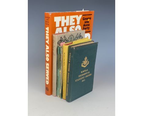 A group of books on military subjects including 1933 King's Own Yorkshire Light Infantry Standing Orders