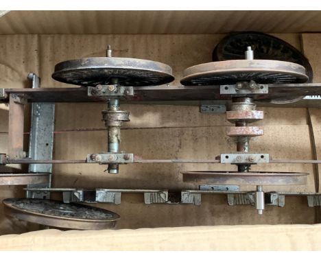 A partially built large scale live steam model railway locomotive