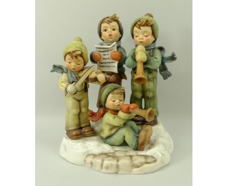 A Goebel Hummel figurine of 'Strike up the Band', no 050, HUM 668, based on the drawings of Sister Maria Innocentia Hummel, C