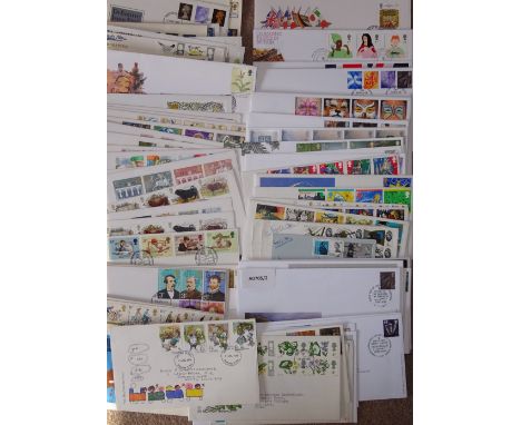 Great Britain, First Day Covers 1960's-2000's including miniature sheets First Class commemorative sheets, etc [*100]