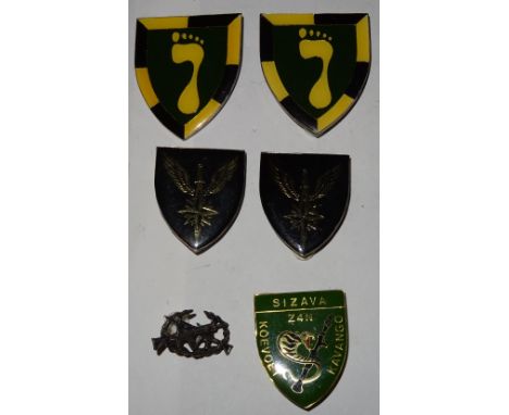 Militaria, Namibia, South West Africa, base metal and enamel badges [6]