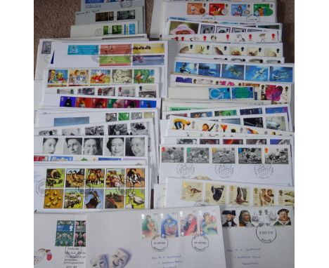 Great Britain, First Day Covers 1970's-2000's, including miniature sheets First Class commemorative sheets, etc [*100]