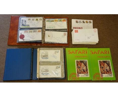 Great Britain, First Day Covers in album and loose, many still in unopened Philatelic Bureau envelopes