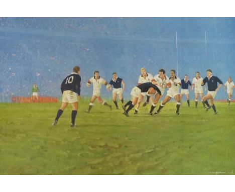 Craig Campbell - "Old Rivals", Scotland versus England Five Nations Championship 1996, Calcutta Cup, Murrayfield 1996, Score: