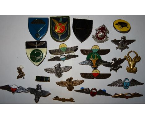 Militaria, Africa, South Africa, base metal and enamel badges, late 20th century, including special forces [*24]