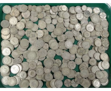Various GB pre decimal coins, George V crowns, 1920, etc. various other florins, other half crowns, shillings, etc.From the e