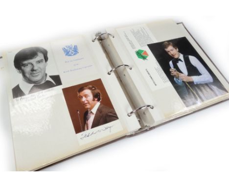 Various autographs, mainly television stars and musicians, signed photographs, photographic prints and others, etc., to inclu