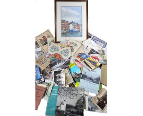 Postcards, ephemera, collectables, greetings cards, etc., Brooke Bond and other tea cards, early 20thC and later postcards to