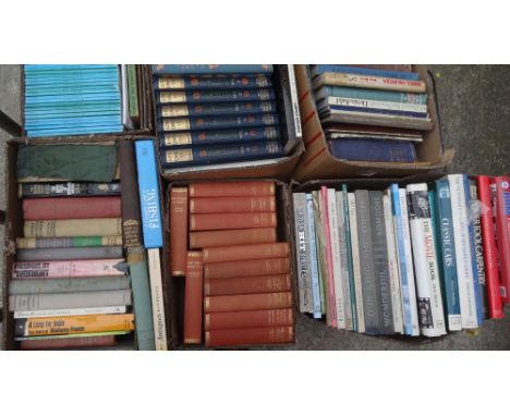 Books, jigsaws, etc., Sanderson King Edward VII, Gresham Publishing, in pressed blue tooled boards, six volumes, classic book