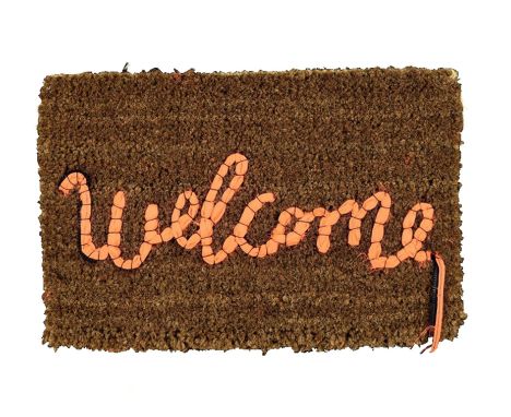Welcome’ (2019) Banksy (Gross Domestic Product )Size: 43 x 60 cm (Framed)Sold with the GDP tag and the original cardboard box
