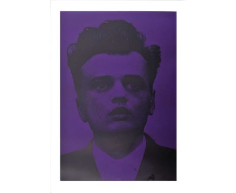 ‘Pete (Purple)’ (2007)(=Pete Doherty depicted as Ian Brady)Signed in pencil and numbered 15 from limited edition of 20Printed