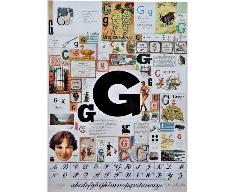 ‘The Letter G’ (2007) No. 35  from a limited edition of 60Hand signed ‘Peter Blake’ lower right with pencil  Silkscreen, embo