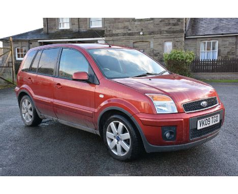 A Ford Fusion Duratec 4 cylinder 1,596 cc Petrol engined, 5-speed Manual gearbox Estate car finished in attractive metallic r