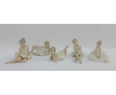 Collection of five Nao porcelain Ballerina figures (5)