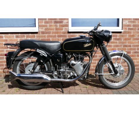 1961 Velocette Venom Clubman, 499 cc. Registration number 358 BLT. Frame number RS 16672. Engine number VM 5189 (see text). I