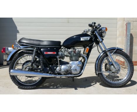 1973 Triumph Trident T150V, 750 cc. Registration number JKB 129L. Frame number T150V XH01131. Engine number XH01131. Launched