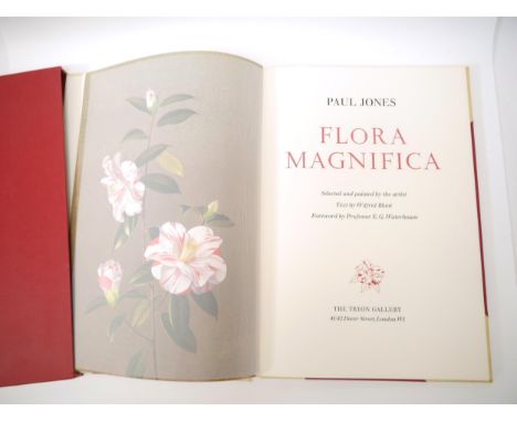 (Botany, Horticulture), Paul Jones: 'Flora Magnifica', London, The Tryon Gallery, 1976, limited edition, (229/506), numbered 