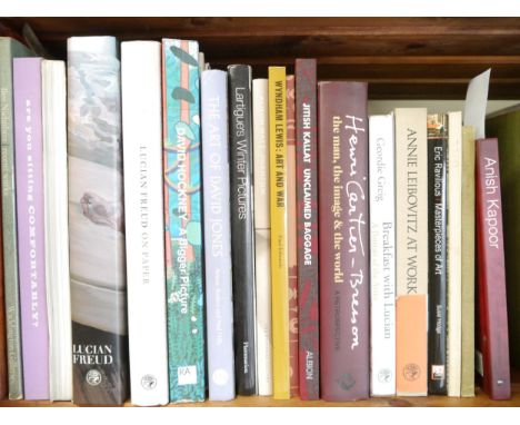 A collection of twenty Art, Photography, Typography books etc, including Lucian Freud (3), Ben Nicholson, David Hockney, Eric