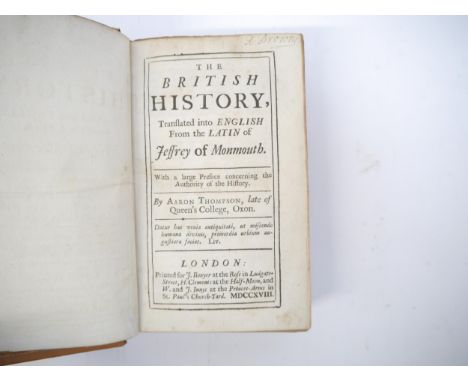 (King Arthur of Britain, Merlin, Mythology), Jeffrey [Geoffrey] of Monmouth: 'The British History, translated into English fr