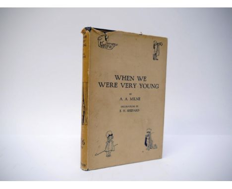 A.A. Milne: 'When We Were Very Young', illustrated E.H. Shepard, London, Methuen, December 1924, 3rd edition, original pictor