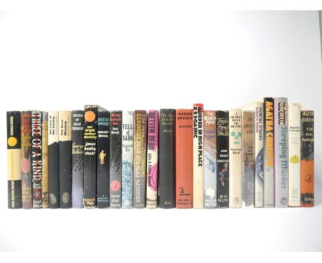 Crime Fiction, a collection of 25 titles, including Agatha Christie, 4 UK first editions, all published Collins, all original