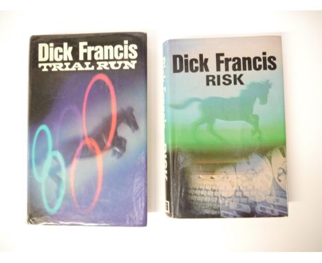 Dick Francis, two signed &amp; inscribed first editions: 'Risk', London, Michael Joseph, 1977, 1st edition, signed &amp; insc