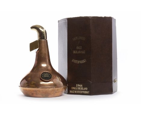 LOCH LOMOND 1966 AGED 32 YEARS - COPPER STILLActive. Alexandria, Dunbartonshire. Decanter no. 98 of 250. 70cl, 47% volume, in