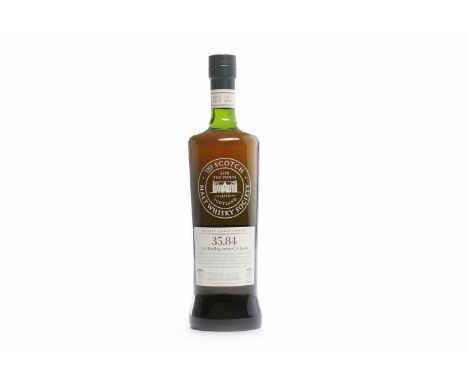GLEN MORAY 1998 SMWS 35.84 AGED 14 YEARSActive. Moray, Elgin. Distilled 27th February 1998, matured in medium toast light cha