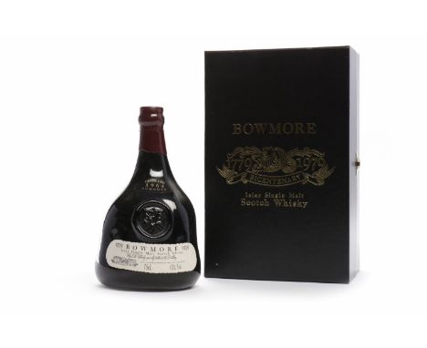 BOWMORE 1964 BICENTENARY 1779-1979Active. Bowmore, Islay. Bottle no. 14719. Matured in sherry casks in the vaults of No. 1 wa