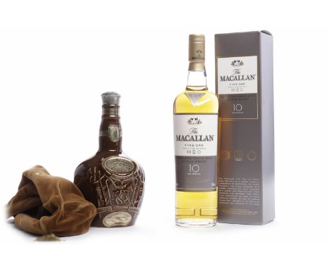 MACALLAN 10 YEARS OLD FINE OAKActive. Craigellachie, Moray. 700ml, 40% volume, in carton. CHIVAS BROTHERS ROYAL SALUTE 21 YEA