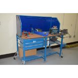 Miller Welding Table, 3 Drawers, Jetline System not included in sale, Magnetic Hold Downs, Manual 5"