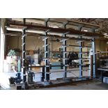 Two Sided metal "Gorrila" storage racking with all contents, copper, Stainless Steel, pvc, and more,